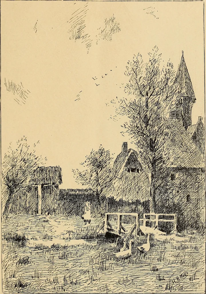An illustration from Inauguration of new galleries, works from the salon of '84 and other American paintings contributed by the artists, 1884, leaf 22