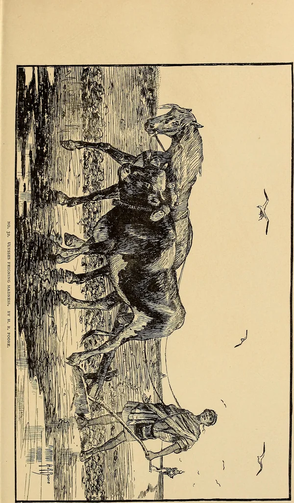 An illustration from Inauguration of new galleries, works from the salon of '84 and other American paintings contributed by the artists, 1884, leaf 32
