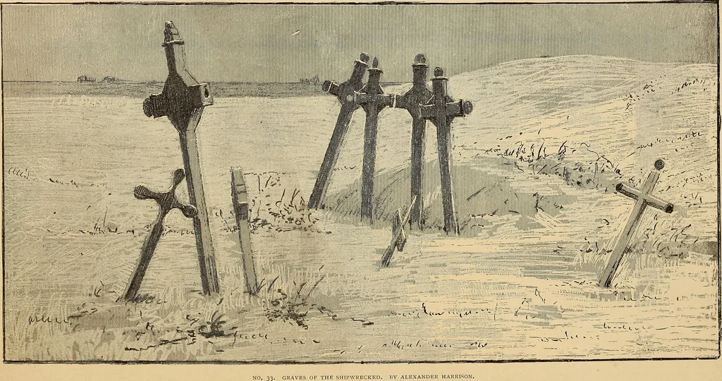 An illustration from Inauguration of new galleries, works from the salon of '84 and other American paintings contributed by the artists, 1884, leaf 34