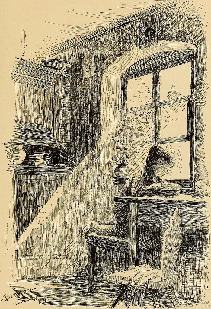 An illustration from Inauguration of new galleries, works from the salon of '84 and other American paintings contributed by the artists, 1884, leaf 40