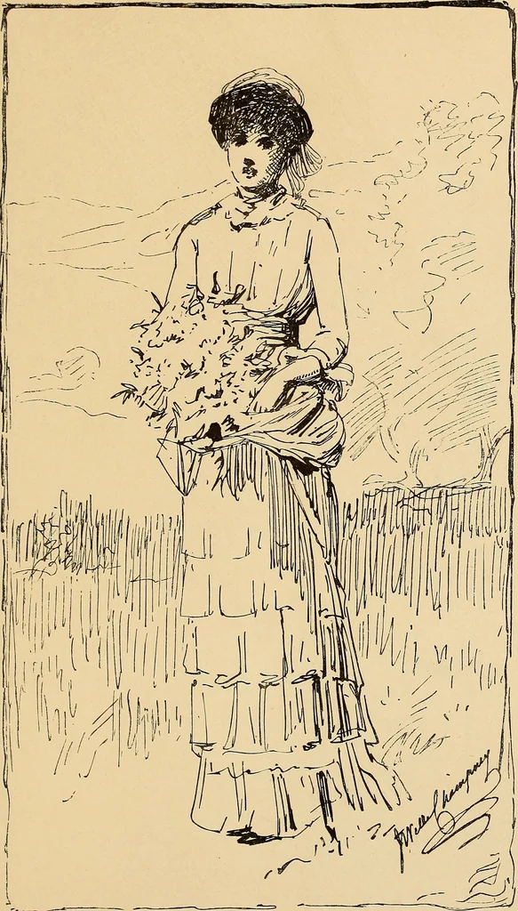 An illustration from Inauguration of new galleries, works from the salon of '84 and other American paintings contributed by the artists, 1884, leaf 42
