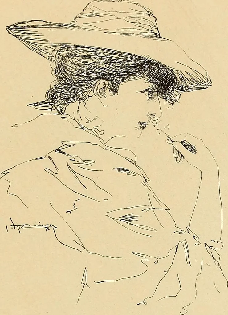 An illustration from Inauguration of new galleries, works from the salon of '84 and other American paintings contributed by the artists, 1884, leaf 78