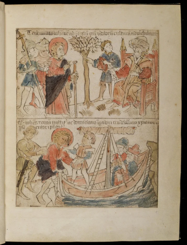 An illustration from Apocalypsis Sancti Johannis, leaf 8
