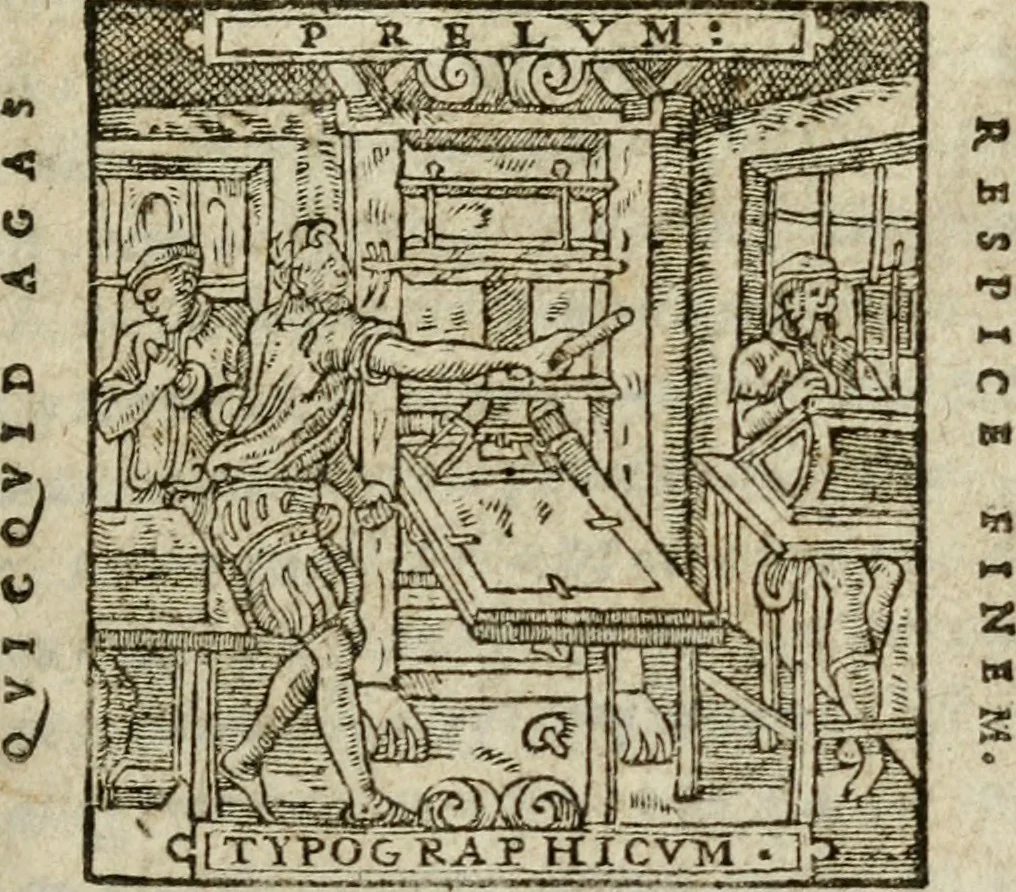 An illustration from In Canticvm Canticorvm Solomonis homiliae Th. Bezae. Im quibus praecipuae de vero Christo & vera ecclesia controuersiae nostris temporibus agitatae ex Dei. verbo exponuntur. Ex gallicis à N. latinae factae, 1587, leaf 4