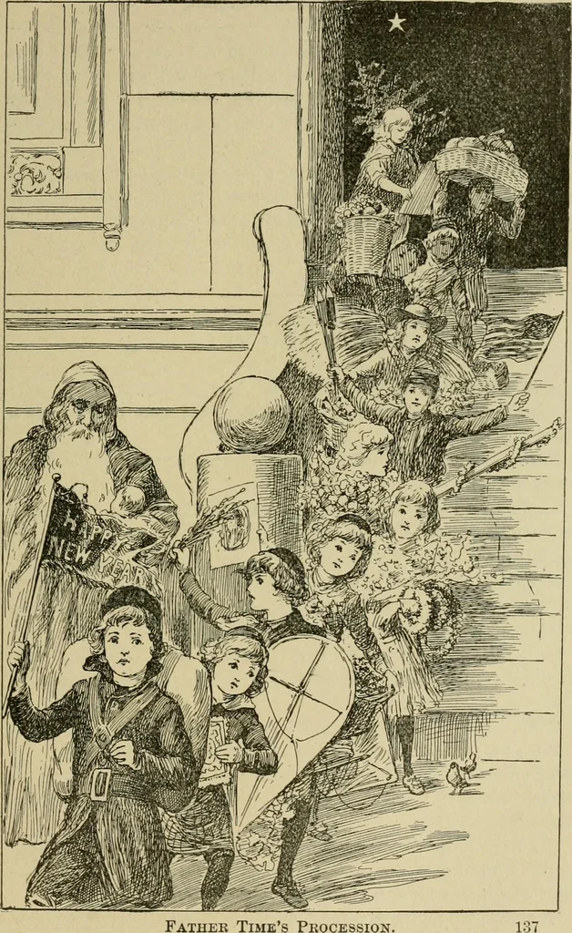 An illustration from In the child's world; morning talks and stories for kindergartens, primary schools and homes, 1893, leaf 154