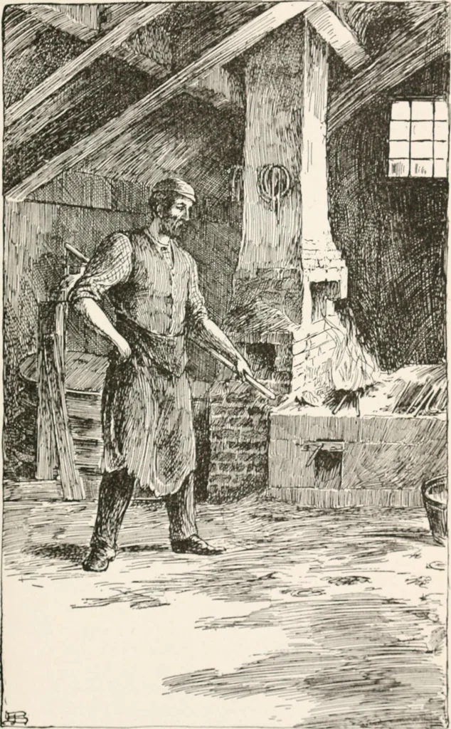 An illustration from In the child's world : morning talks and stories for kindergartens, primary schools and homes, 1893, leaf 222