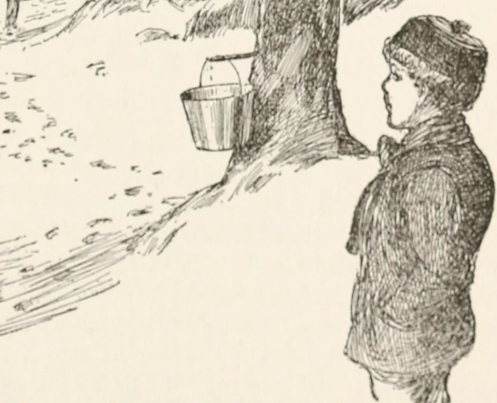 An illustration from In the child's world : morning talks and stories for kindergartens, primary schools and homes, 1893, leaf 280
