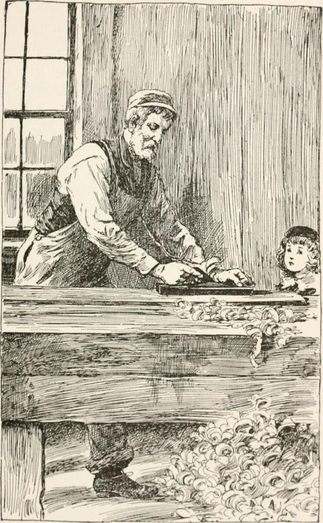 An illustration from In the child's world : morning talks and stories for kindergartens, primary schools and homes, 1893, leaf 48