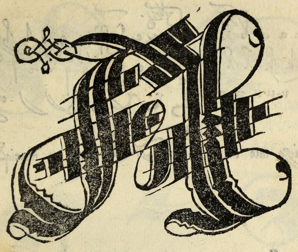 An illustration from Incipit liber primus[-quartus] Elementorum litterarum, 1526, leaf 113