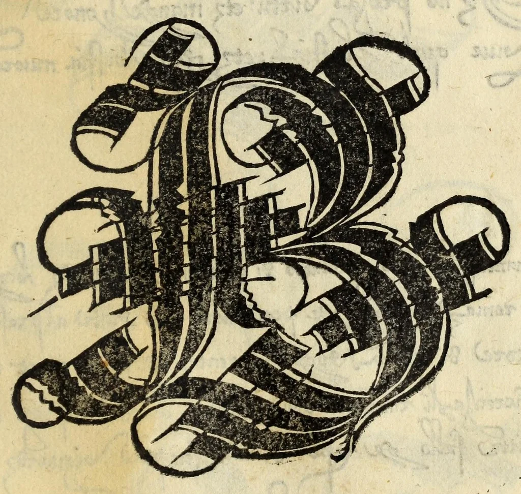 An illustration from Incipit liber primus[-quartus] Elementorum litterarum, 1526, leaf 113