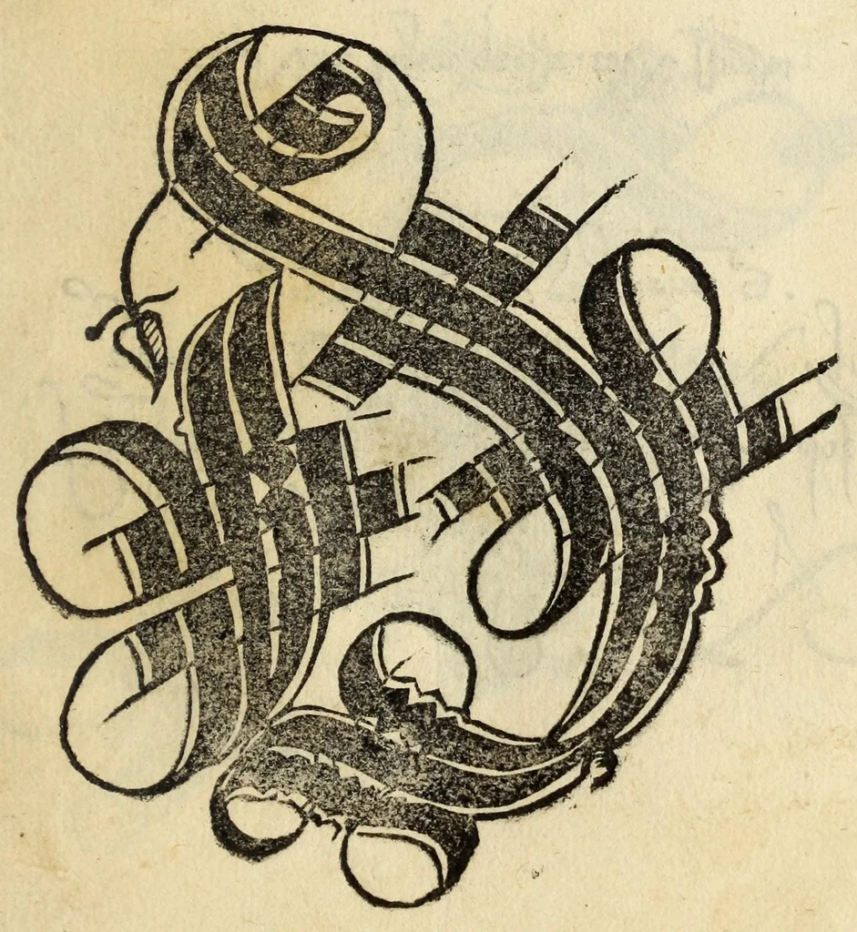 An illustration from Incipit liber primus[-quartus] Elementorum litterarum, 1526, leaf 117