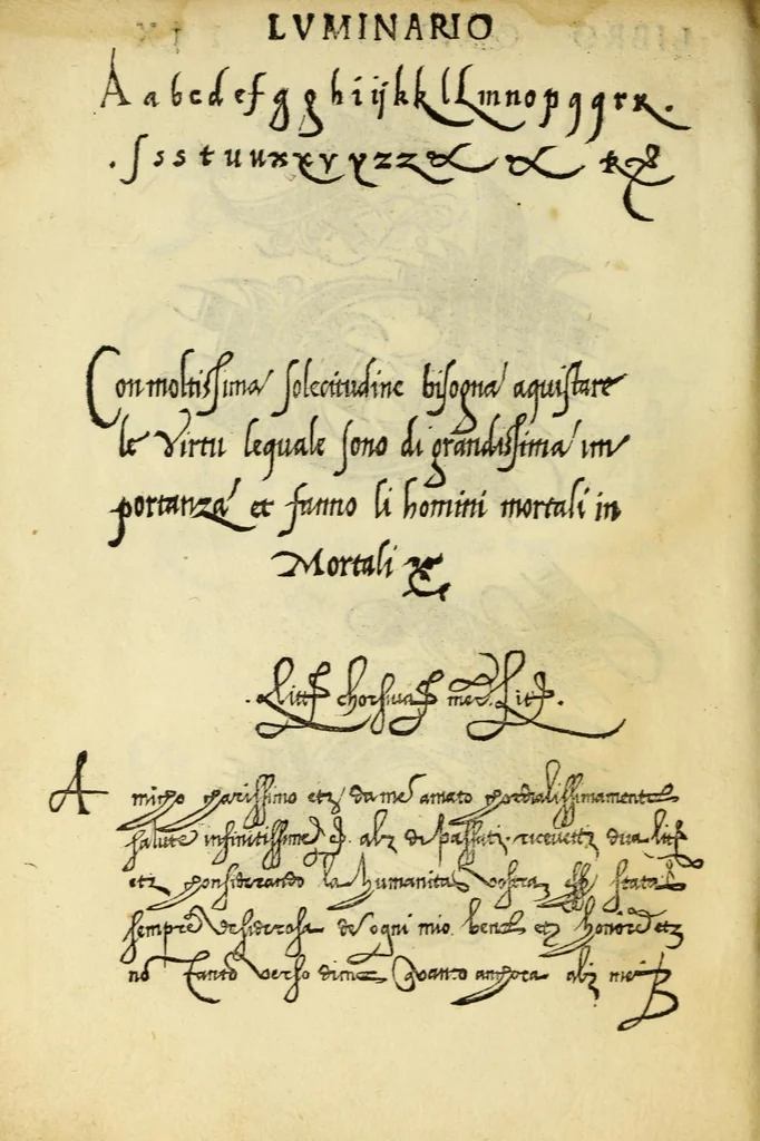An illustration from Incipit liber primus[-quartus] Elementorum litterarum, 1526, leaf 122