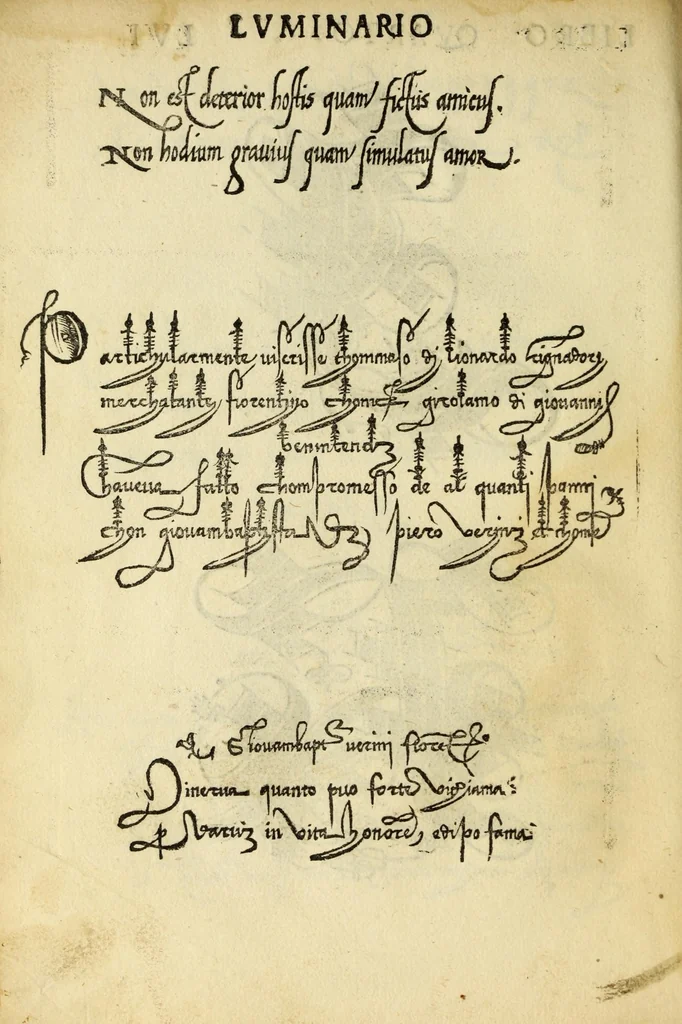 An illustration from Incipit liber primus[-quartus] Elementorum litterarum, 1526, leaf 124
