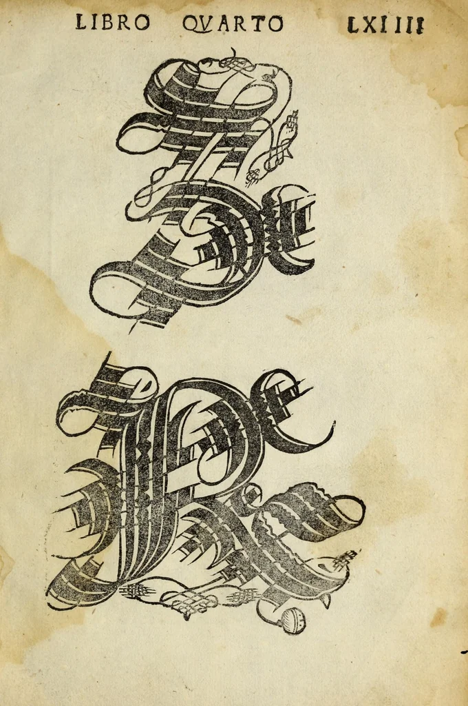 An illustration from Incipit liber primus[-quartus] Elementorum litterarum, 1526, leaf 141