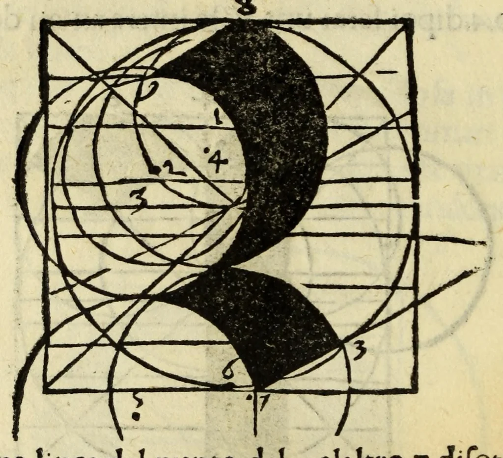 An illustration from Incipit liber primus[-quartus] Elementorum litterarum, 1526, leaf 68