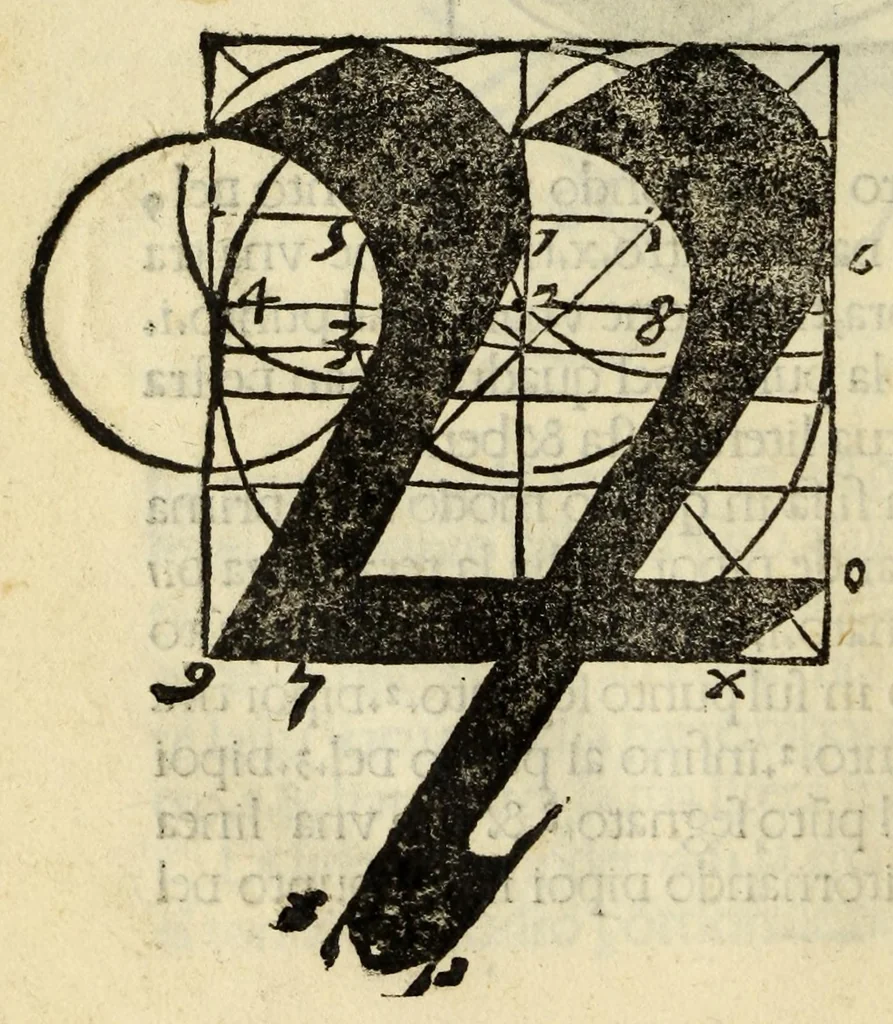 An illustration from Incipit liber primus[-quartus] Elementorum litterarum, 1526, leaf 76