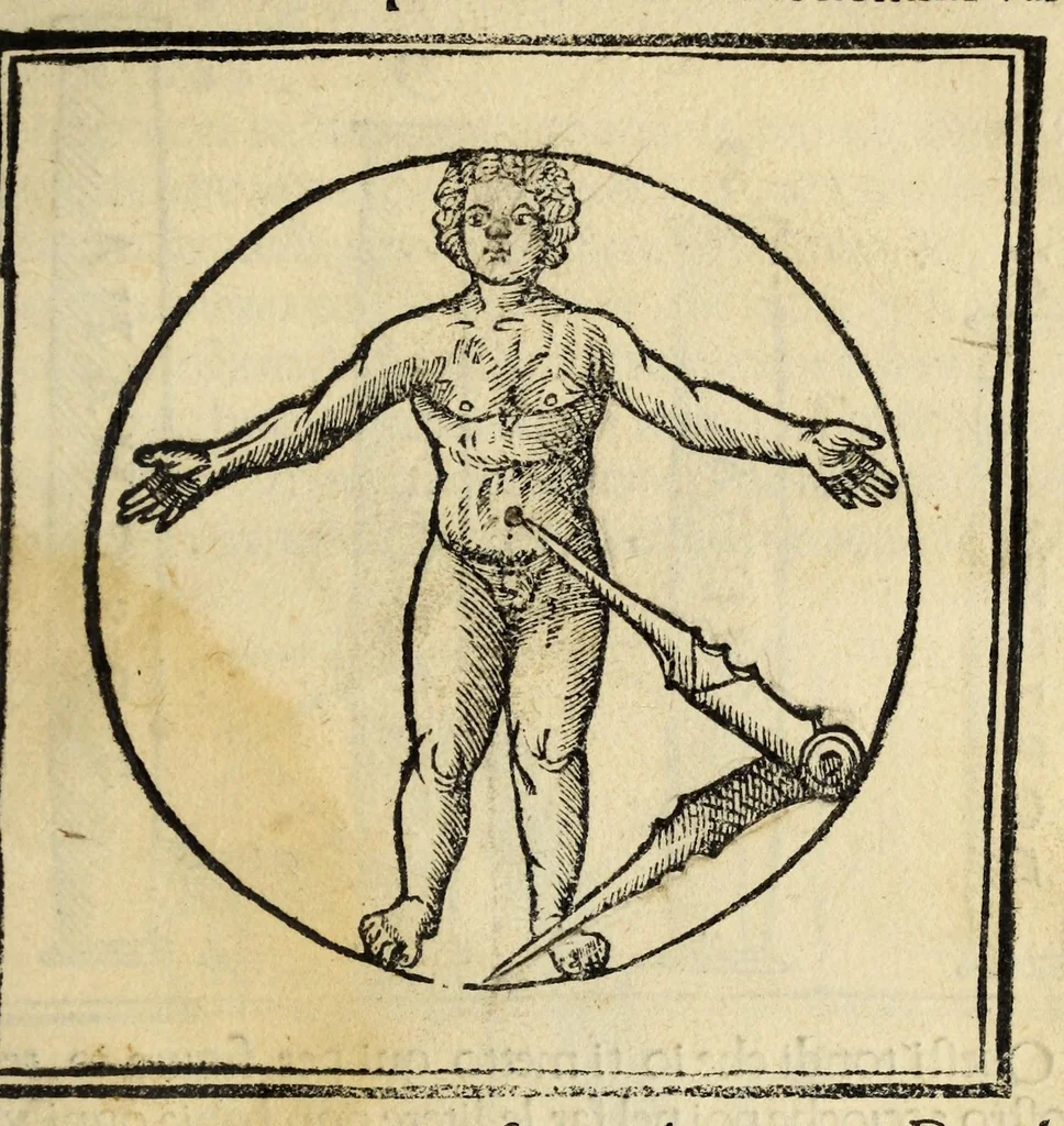 An illustration from Incipit liber primus[-quartus] Elementorum litterarum, 1526, leaf 85