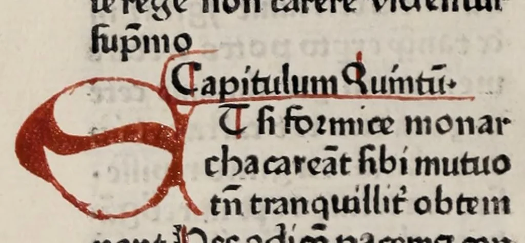 An illustration from Incipit prologus formicarij iuxta edic[i]onem fratris Ioh[ann]is Nyder .., leaf 38