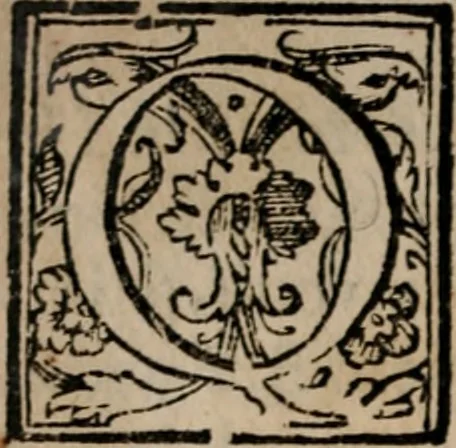 An illustration from Index generales in omnes d. Bonaventurae Super quatuor libros sententiarum Petri Lombardi dilucidationes quinque syntagmatibus distinctum, absolutumve opus: undique elegantiam, integritatem, & eruditionem apprimè redolens, 1573, leaf 9