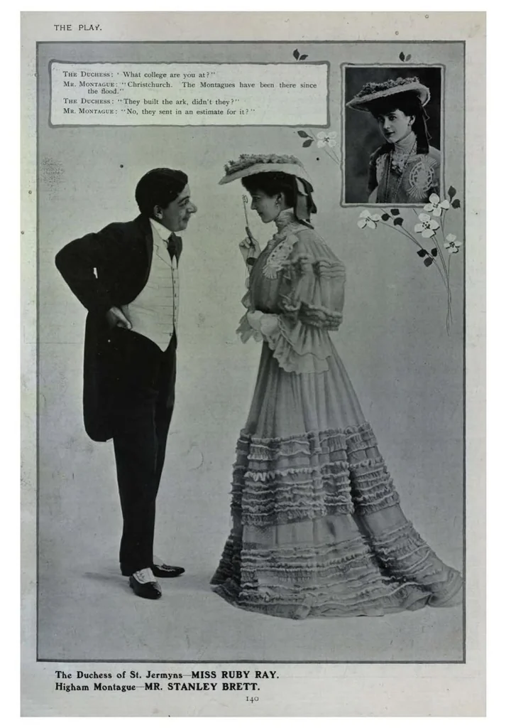 An illustration from The Play, an illustrated monthly, containing Six Plays, 1904, leaf 155