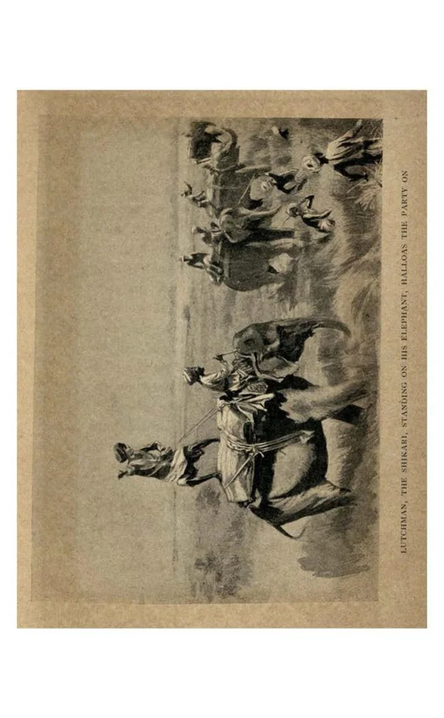 An illustration from Sport in War, 1900, leaf 104