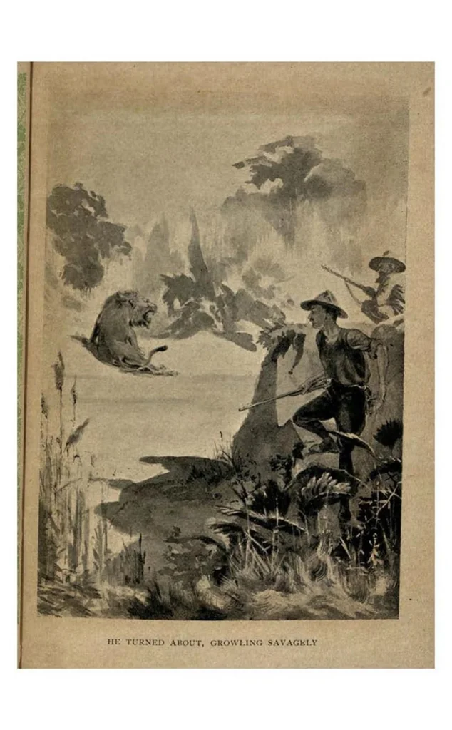 An illustration from Sport in War, 1900, leaf 36