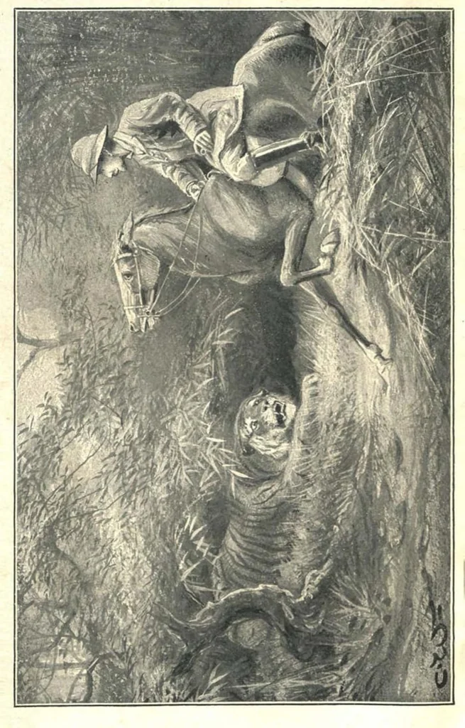 An illustration from Bullet and Shot in Indian Forest, Plain and Hill, with hints to beginners in Indian Shooting, 1900, leaf 3
