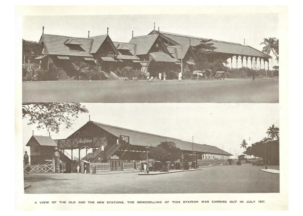 An illustration from The Bombay Gymkhana Club: An Historical Retrospect; Opening of Bombay Central; Souvenir: Silver Jubilee 1913-1938; First Bombay Historical Congress, 1931: Guide to the Historical and Archaeological Exhibition; Opening of the Electrified Train Service on the Bombay Suburban Section; A Progress of Seventy years made by Times of India, since its Inauguration in 1838, Vol. I, 1930, leaf 183
