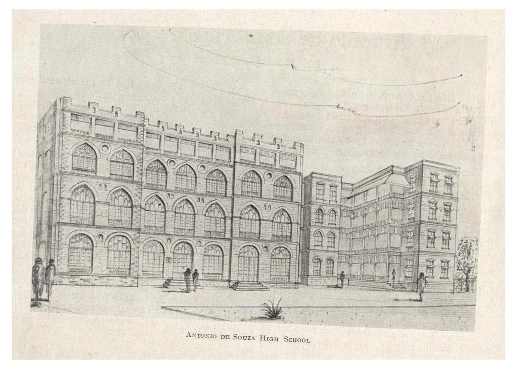 An illustration from The Bombay Gymkhana Club: An Historical Retrospect; Opening of Bombay Central; Souvenir: Silver Jubilee 1913-1938; First Bombay Historical Congress, 1931: Guide to the Historical and Archaeological Exhibition; Opening of the Electrified Train Service on the Bombay Suburban Section; A Progress of Seventy years made by Times of India, since its Inauguration in 1838, Vol. I, 1930, leaf 72