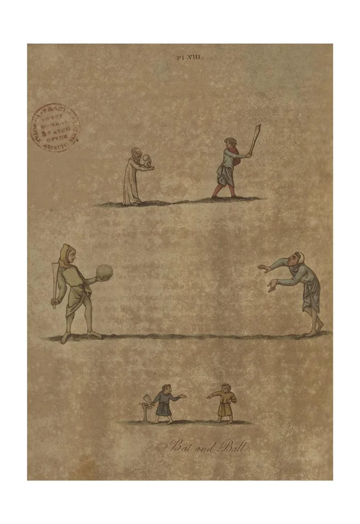An illustration from The Sports and Pastimes of the People of England, 1810, leaf 175