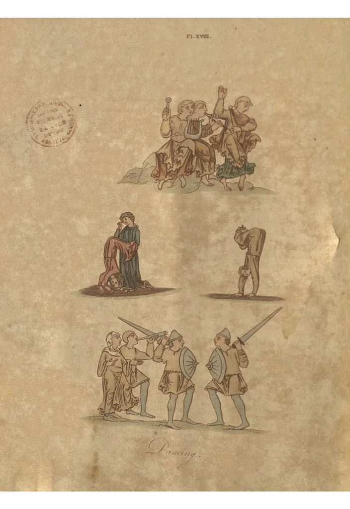 An illustration from The Sports and Pastimes of the People of England, 1810, leaf 287