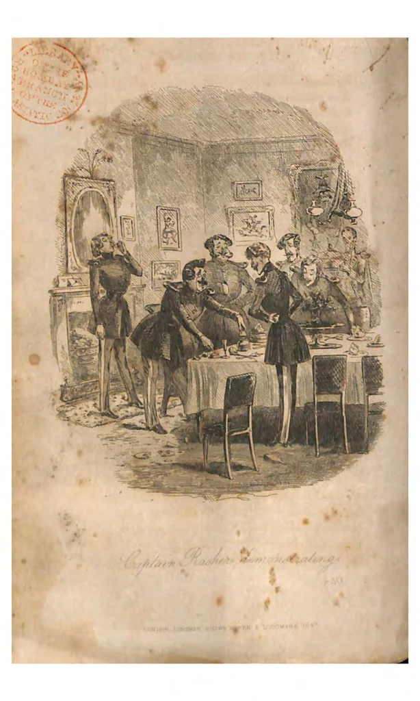 An illustration from Hawbuck Grange: or the sporting adventures of Thomas Scott, Esq., 1847, leaf 273