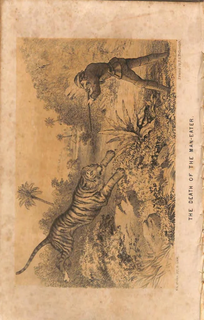 An illustration from The Hunting Grounds of the Old World, 1st Series, 2nd ed., 1860, leaf 157