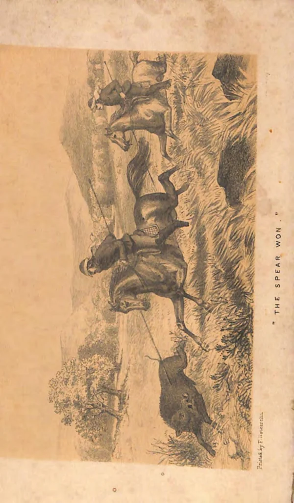 An illustration from The Hunting Grounds of the Old World, 1st Series, 2nd ed., 1860, leaf 58