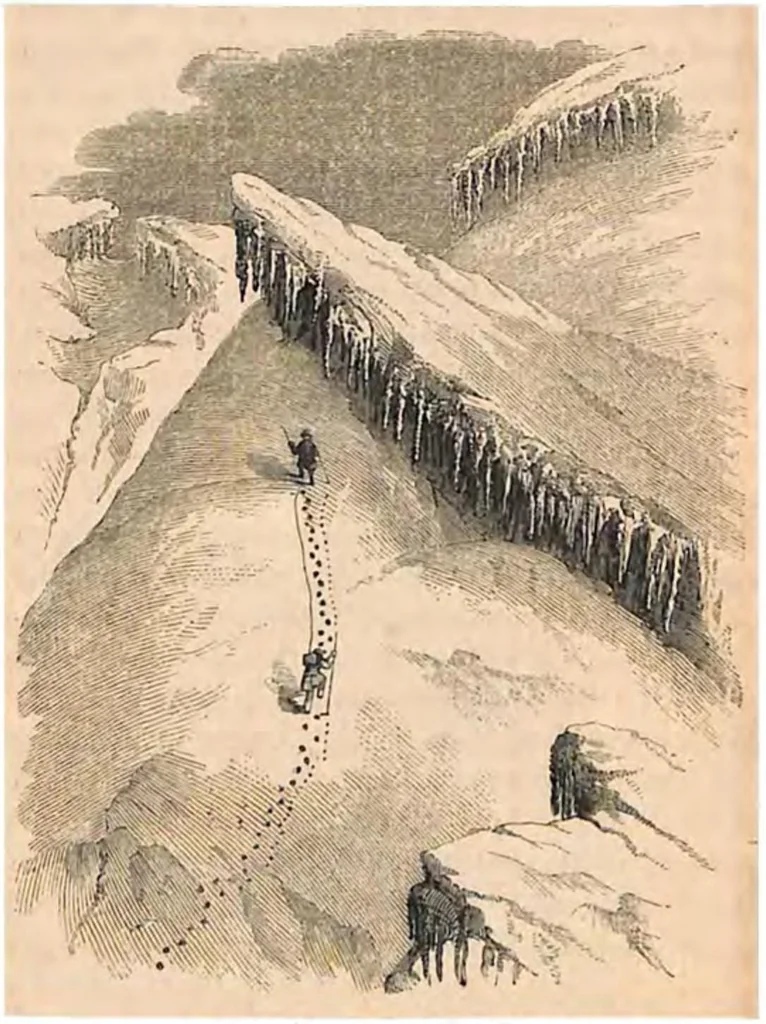 An illustration from Peaks, Passes and Glaciers: A Series of Excursions by Members of the Alpine Club, 1859, leaf 200