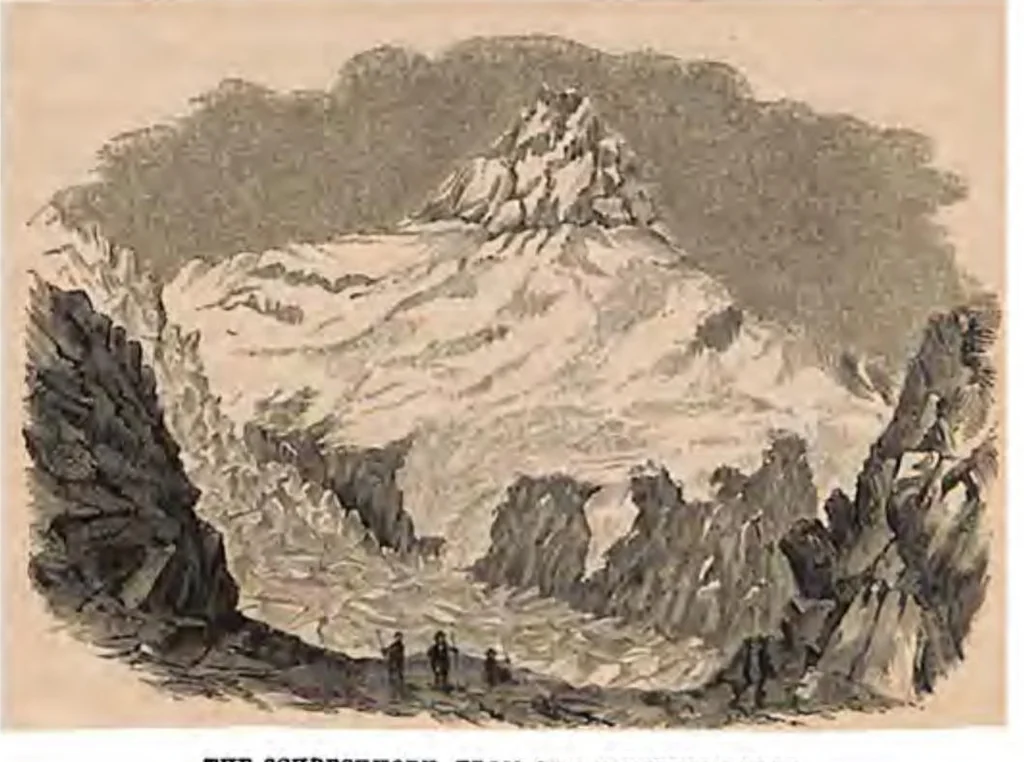 An illustration from Peaks, Passes and Glaciers: A Series of Excursions by Members of the Alpine Club, 1859, leaf 268