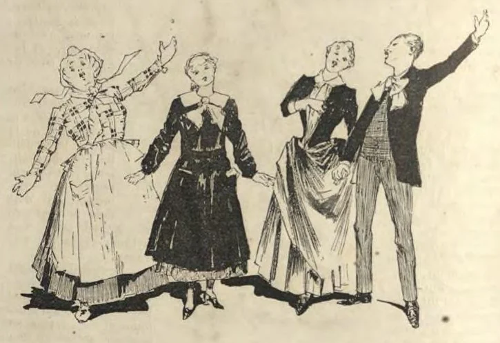 An illustration from Les Premiers Illustrees: Saison Theatrale, 1855, leaf 166