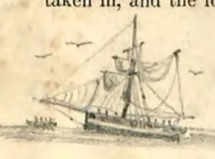 An illustration from The Cruise of the ‘Frolic’; or, Yachting Experiences of Barnaby Brine, in Two Volumes, Vol. II, 1860, leaf 347