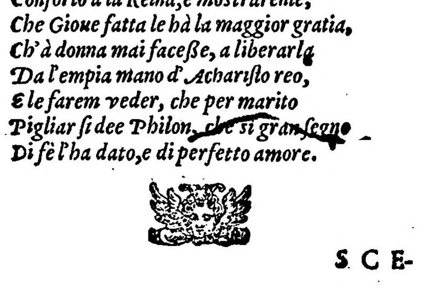 An illustration from Euphimia Tragedia, 1583, leaf 129