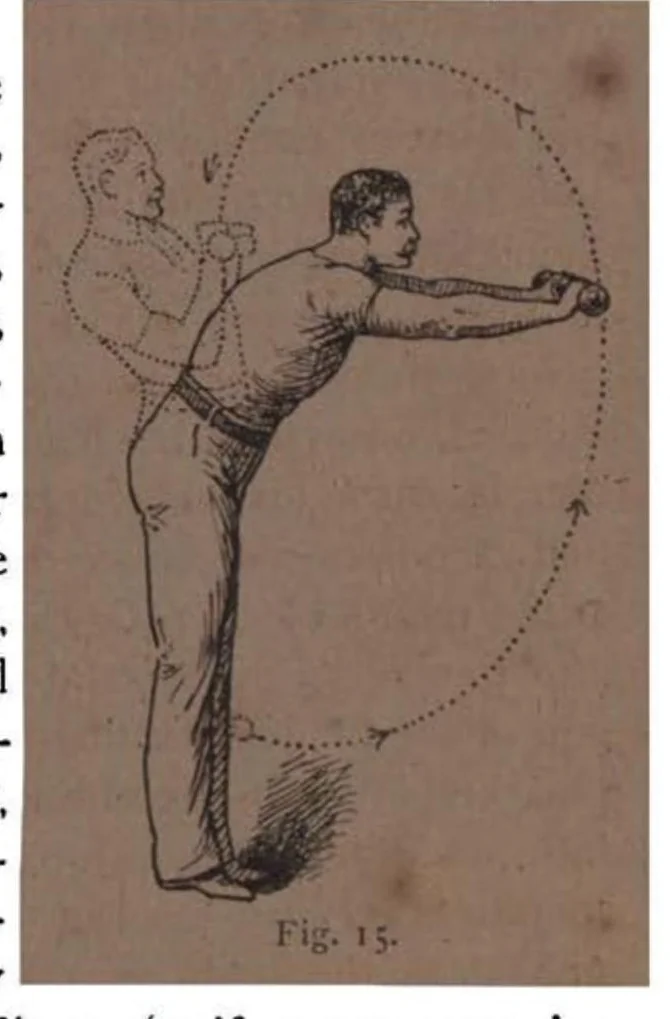An illustration from Home Gymnastics for Young and Old, 1892, leaf 84