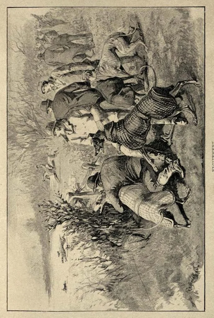 An illustration from Coursing and Falconry (the Badminton Library of Sports and Pastimes), 1892, leaf 184