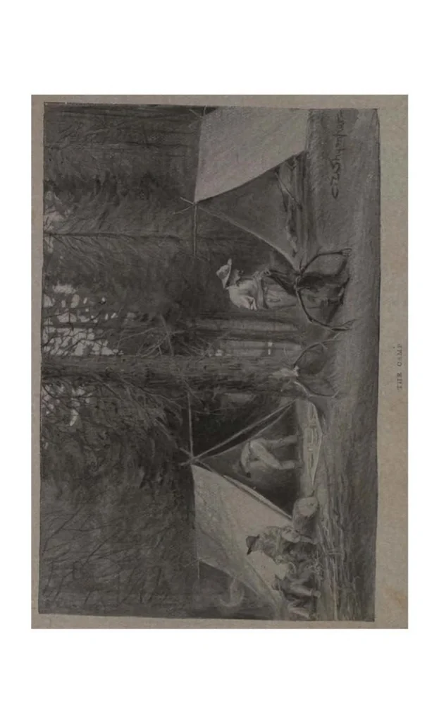An illustration from Big Game Shooting, 2nd ed., Vol. II (the Badminton Library of Sports and Pastimes), 1895, leaf 406