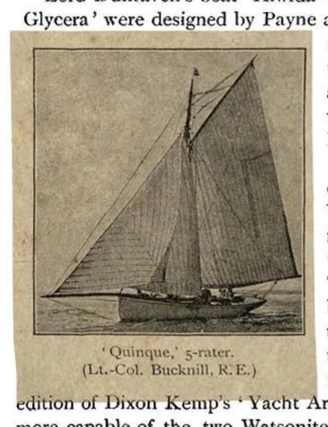 An illustration from Yachting, in Two Volumes, Vol. I, 1894, leaf 283
