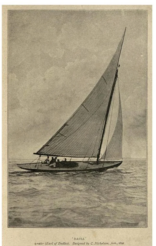 An illustration from Yachting, in Two Volumes, Vol. I, 1894, leaf 298