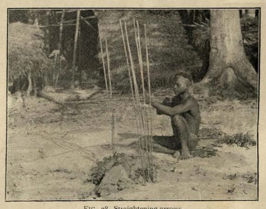 An illustration from Archery (the Badminton Library of Sports and Pastimes), 1894, leaf 57