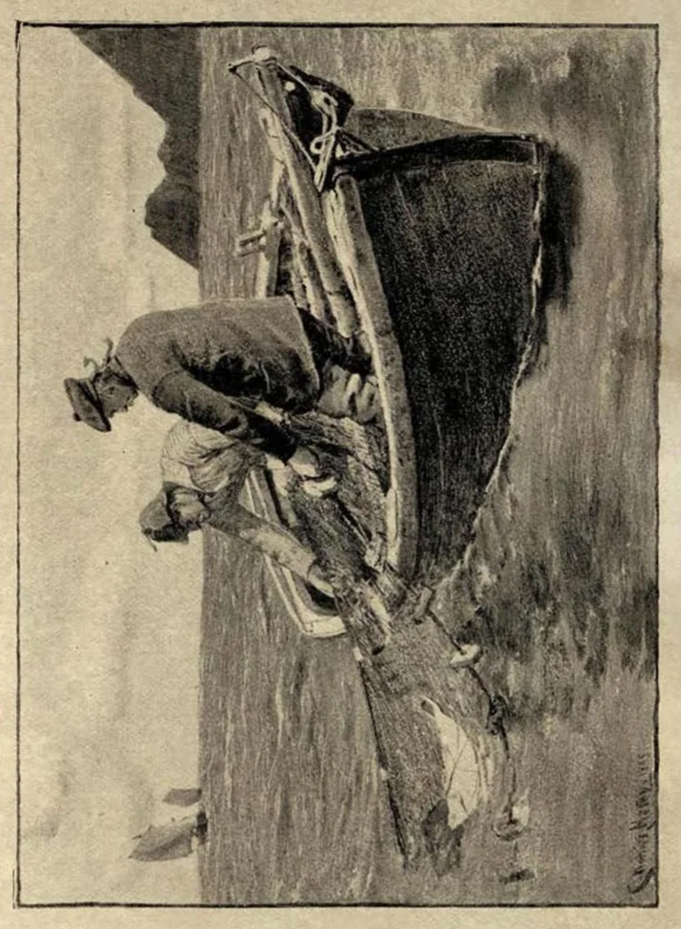 An illustration from Sea Fishing (the Badminton Library of Sports and Pastimes), 1895, leaf 312