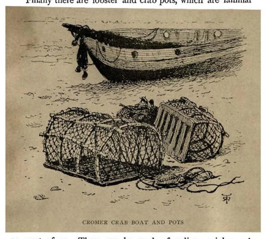 An illustration from Sea Fishing (the Badminton Library of Sports and Pastimes), 1895, leaf 351