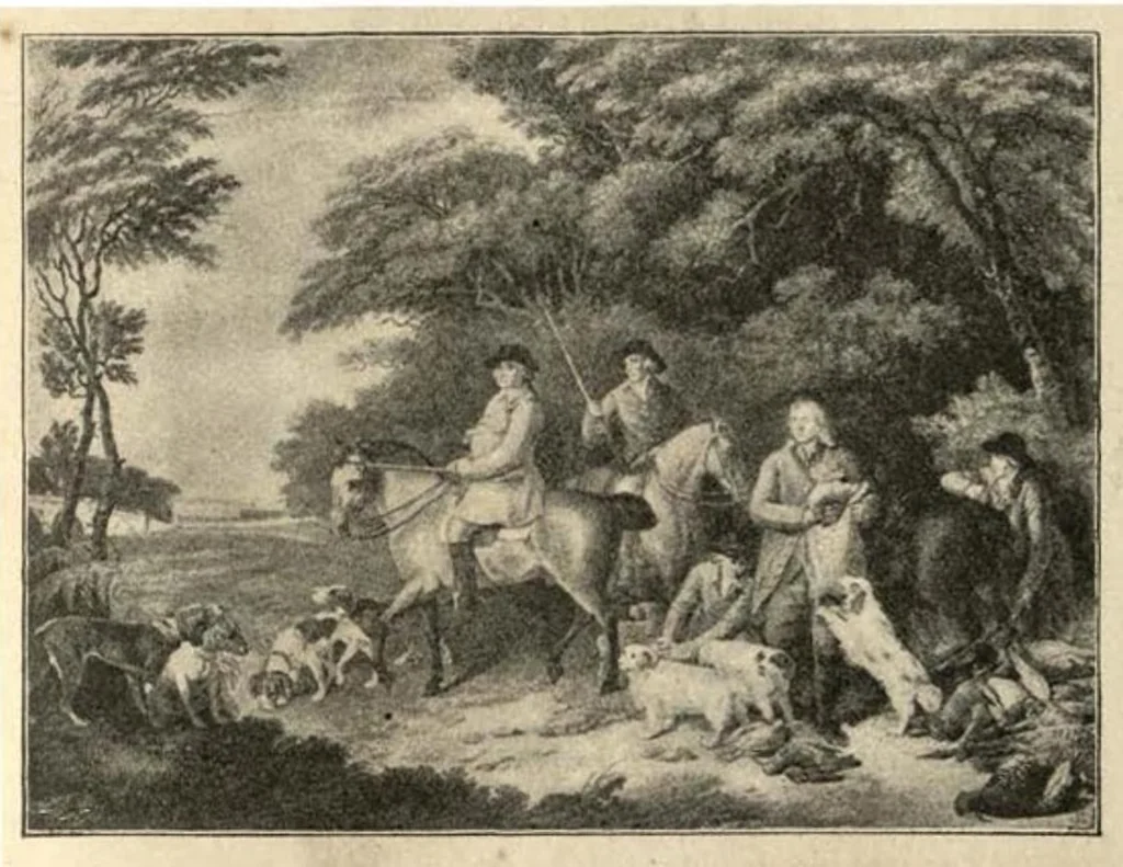 An illustration from The Poetry of Sports (the Badminton Library of Sports and Pastimes), 1896, leaf 363