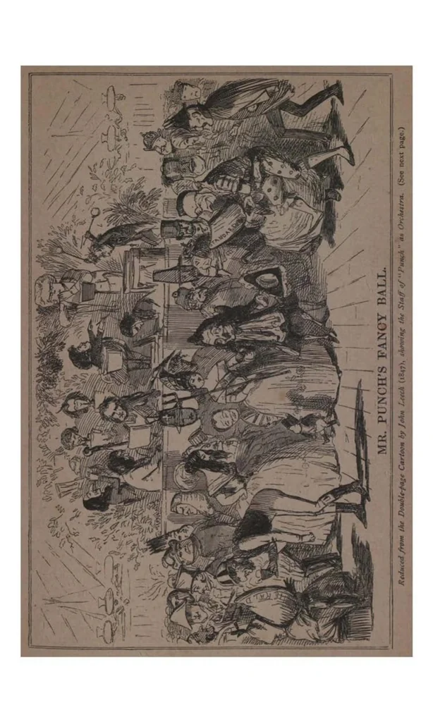 An illustration from The History of Punch, 1895, leaf 280