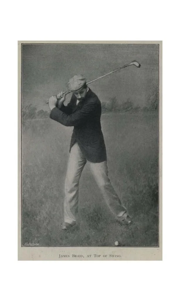 An illustration from The Book of Golf and Golfers, 1900, leaf 135